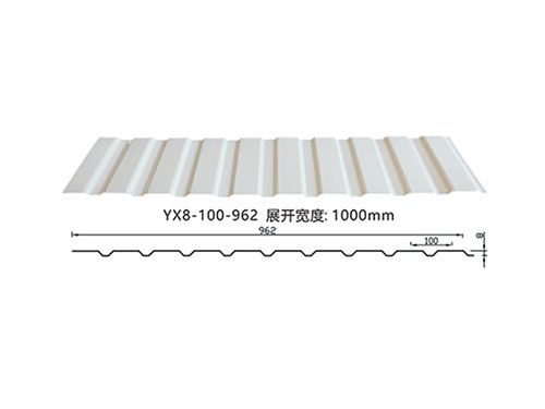 白銀YX8-100-962壓型彩鋼瓦