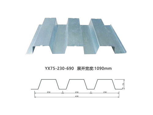 合肥YX75-230-690開口樓承板