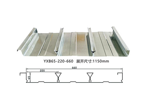 渭南YXB65-220-660閉口樓承板